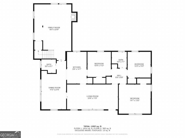2081 Dodson Dr SW, Atlanta, GA 30311 - view of home floor plan