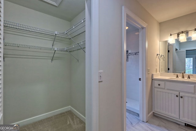 4502 Ramsay Dr, Hiawassee, GA 30546 - walk in closet with a sink