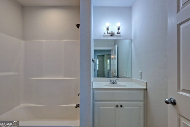 4502 Ramsay Dr, Hiawassee, GA 30546 - full bath featuring vanity and tub / shower combination