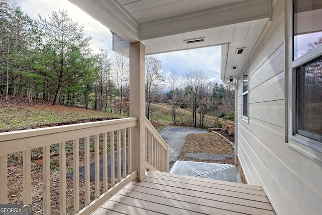 4502 Ramsay Dr, Hiawassee, GA 30546 - view of porch