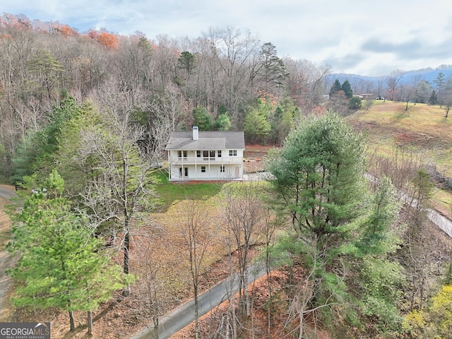 4502 Ramsay Dr, Hiawassee, GA 30546 - view of subject property featuring a forest