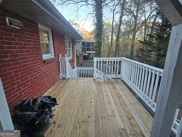 view of deck