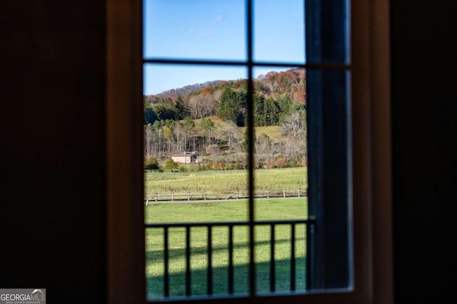 details with a rural view