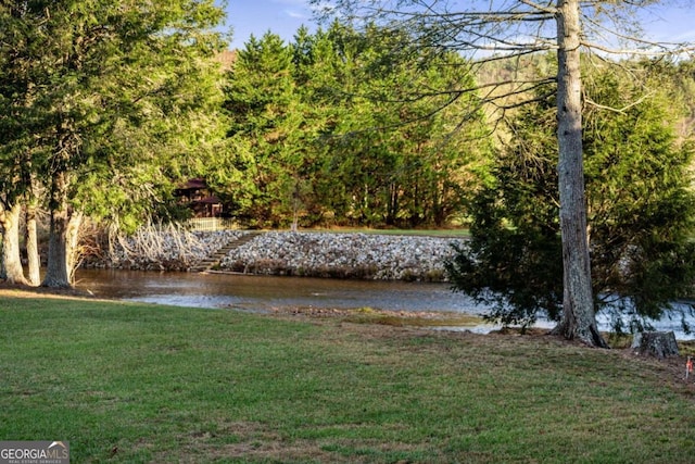 view of water feature