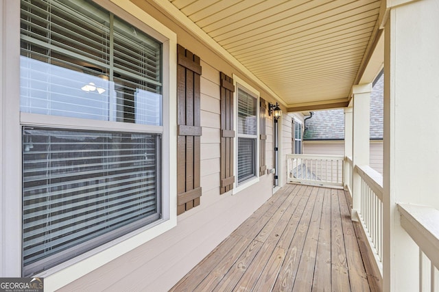 view of deck