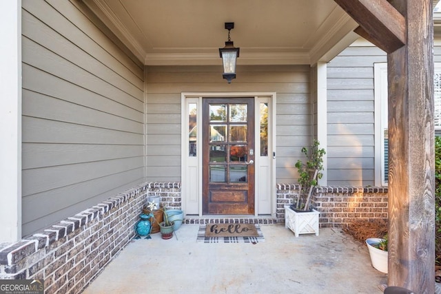 view of entrance to property