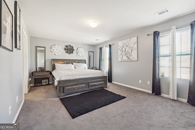 bedroom featuring carpet floors