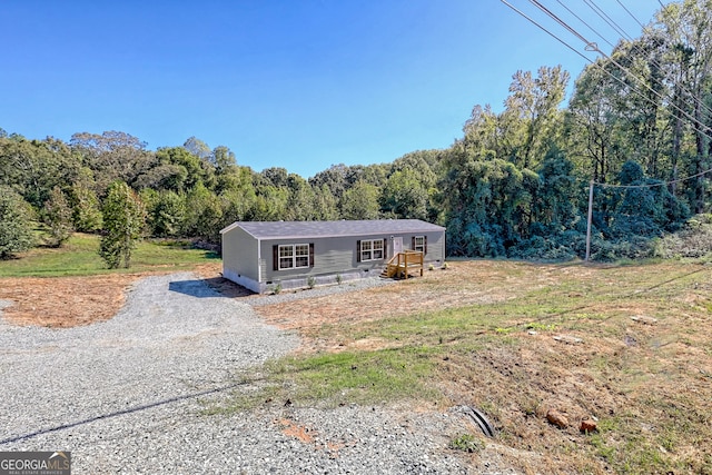 view of front of property