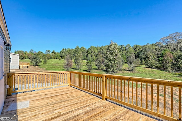 view of deck