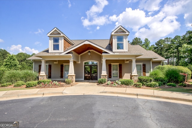 view of front of house featuring a porch