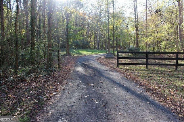 view of road