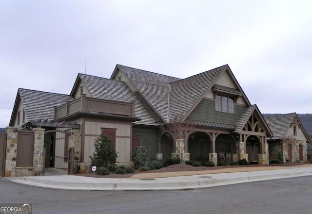 view of front of home