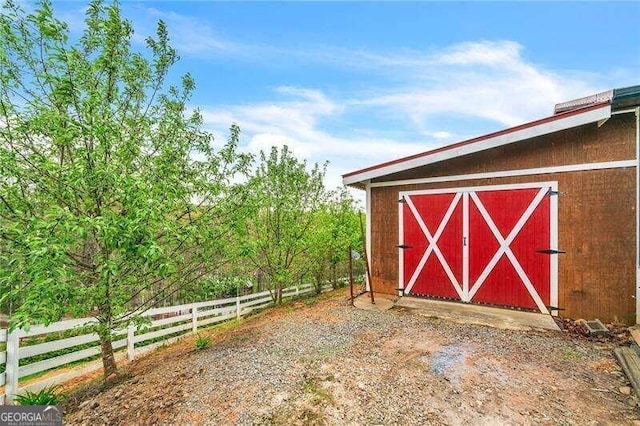 view of outbuilding