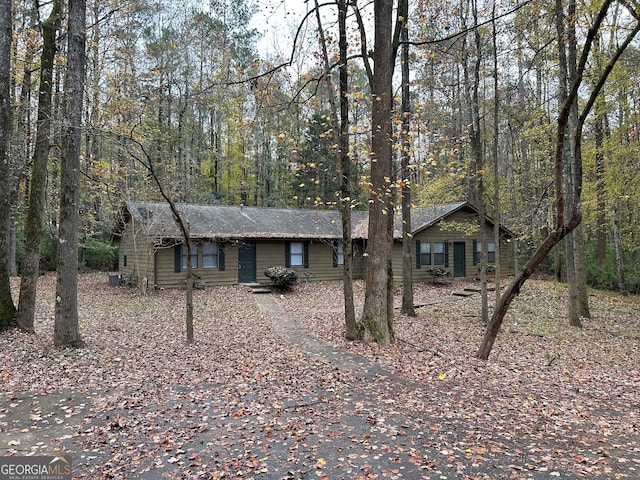 view of ranch-style home