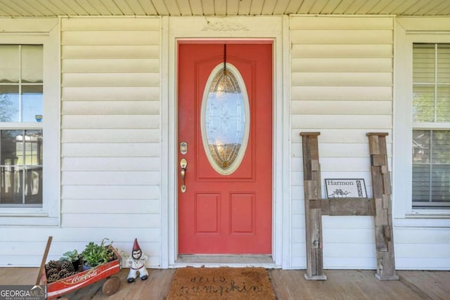 view of entrance to property