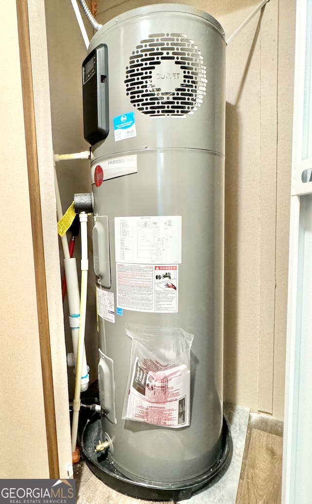 utilities featuring hybrid water heater