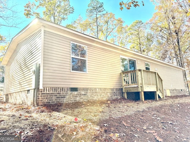 view of home's exterior