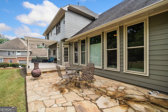 view of patio