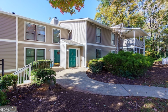 view of townhome / multi-family property