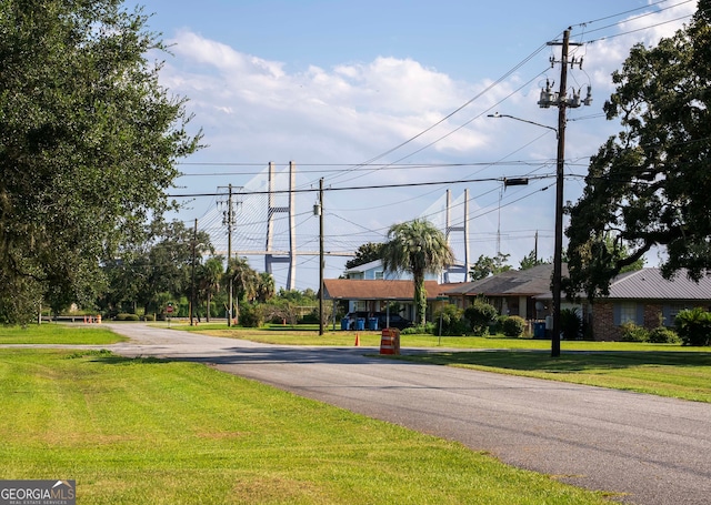 view of road