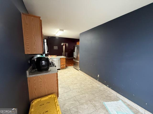 kitchen featuring appliances with stainless steel finishes