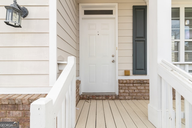 view of entrance to property