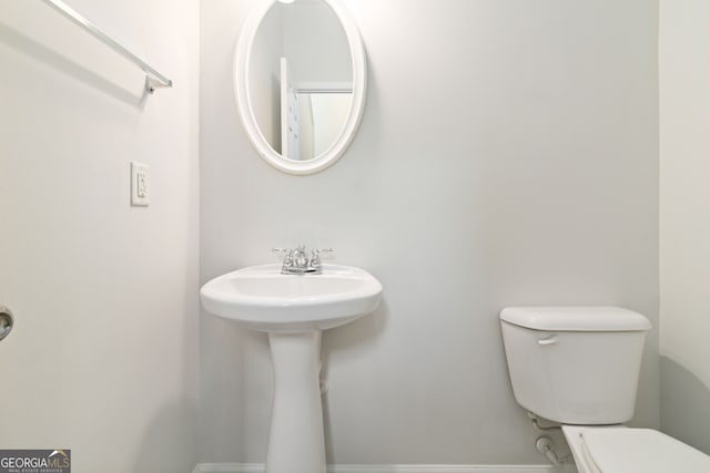 bathroom with toilet