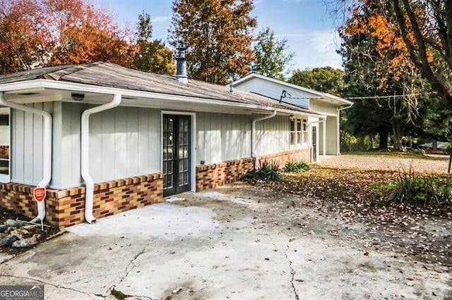 view of rear view of property