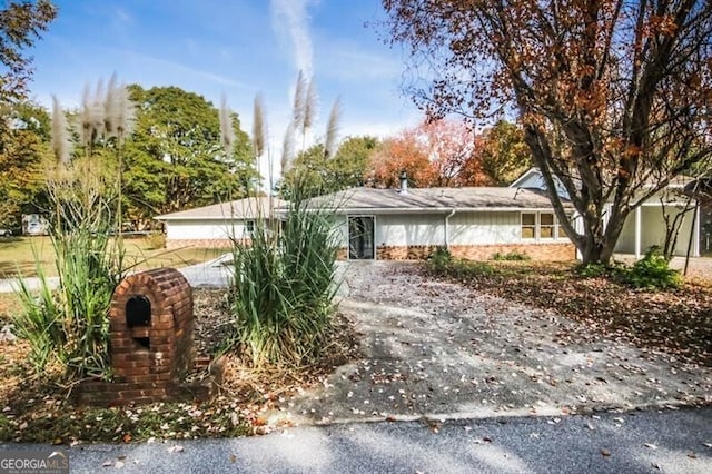 view of front of home