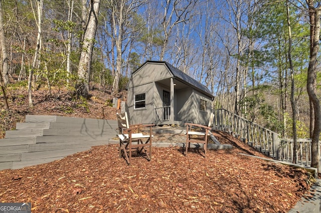 view of outbuilding