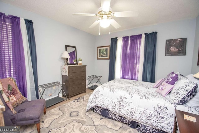 611 Bernhard Rd, Fayetteville, GA 30215 - bedroom featuring wood finished floors and ceiling fan