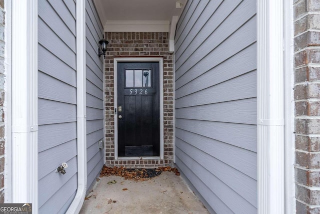 view of entrance to property