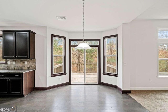 904 Berry Ct, Canton, GA 30114 - unfurnished dining area featuring hardwood / wood-style floors and a wealth of natural light