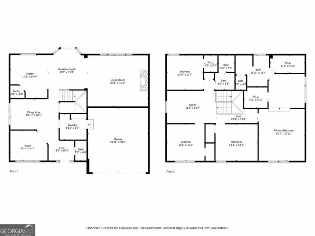 904 Berry Ct, Canton, GA 30114 - floor plan