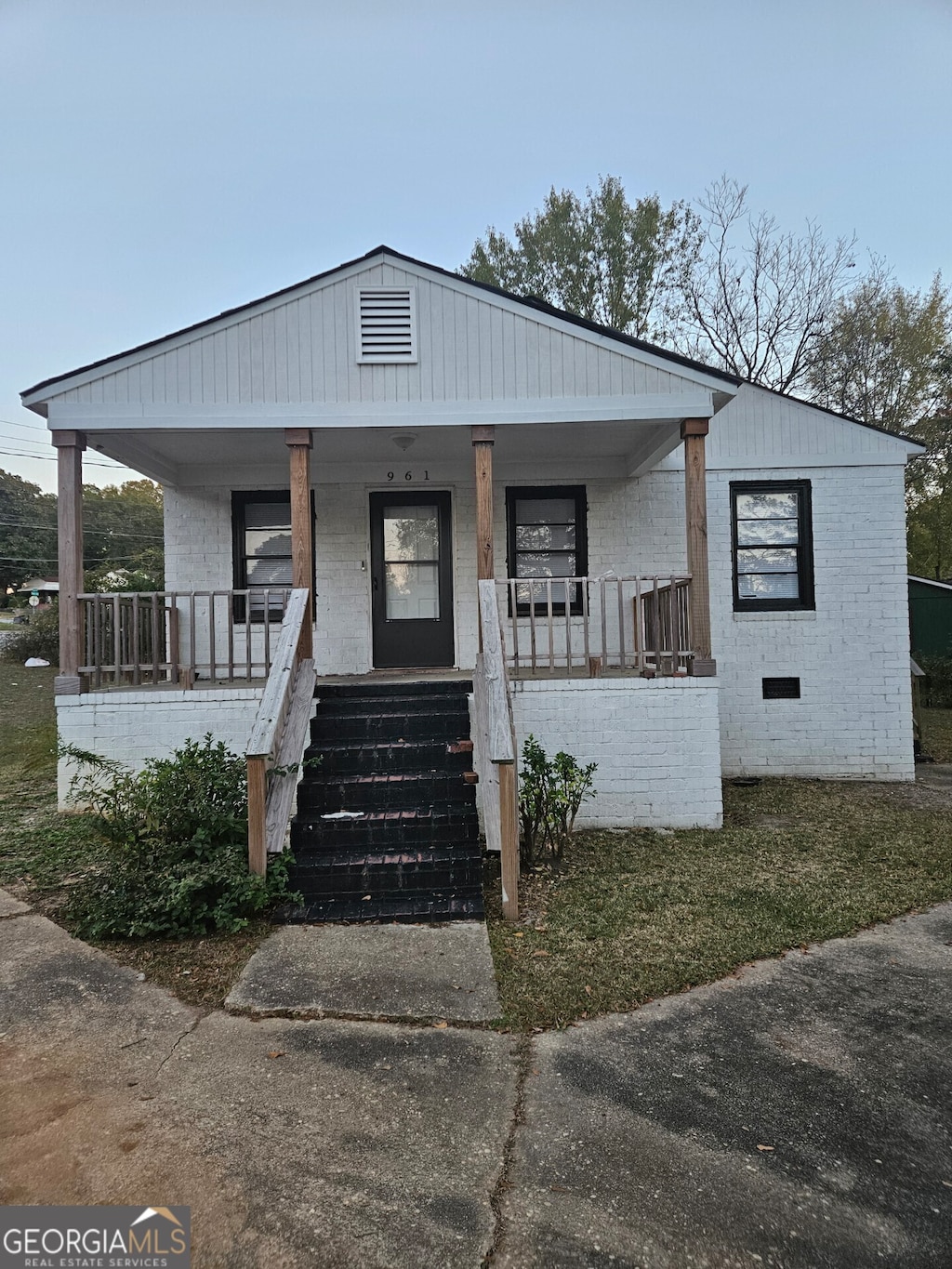 bungalow with covered porch