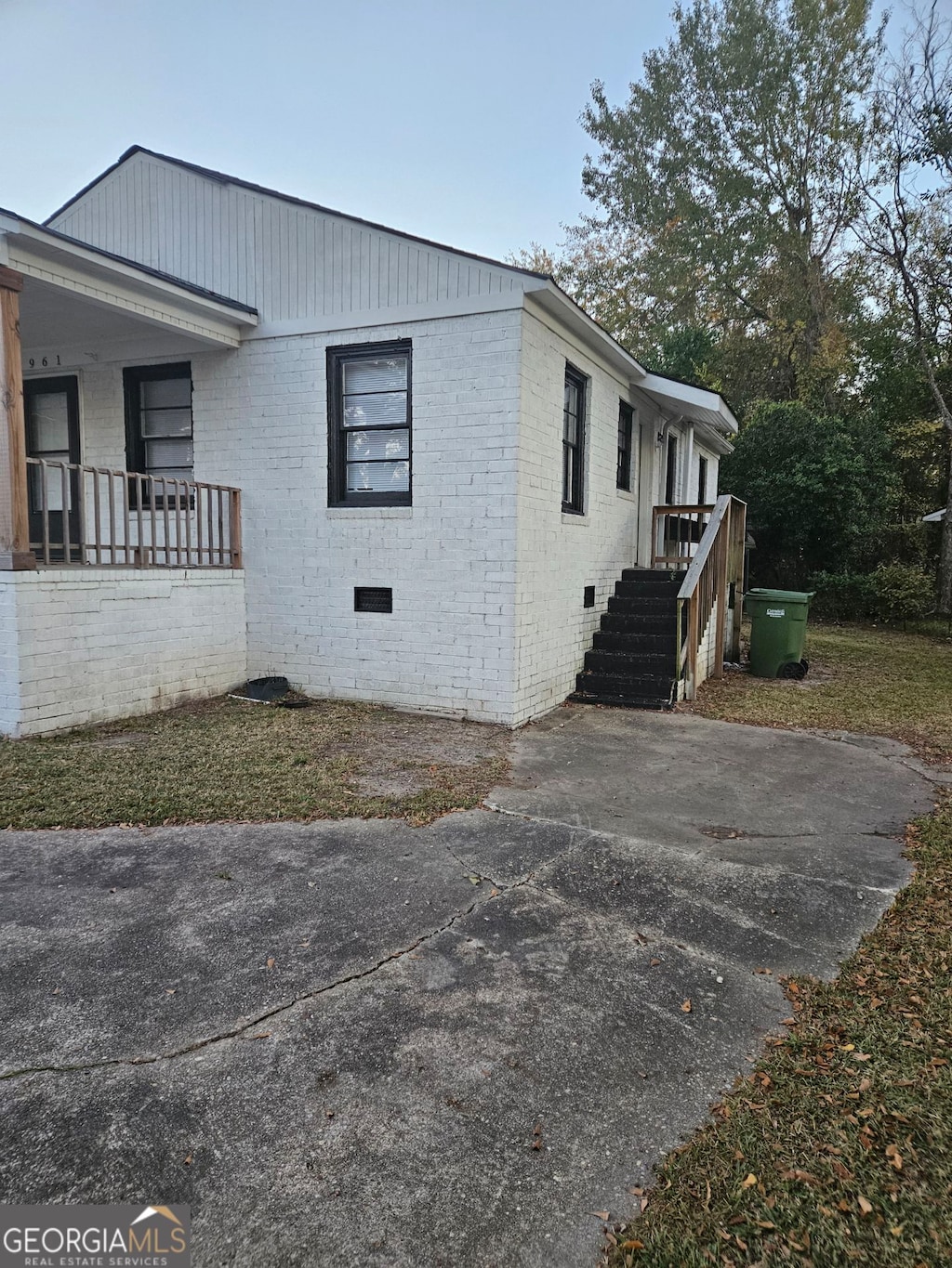 view of side of property