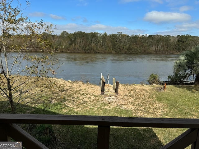 view of water feature