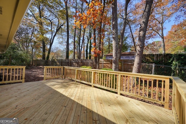 view of deck