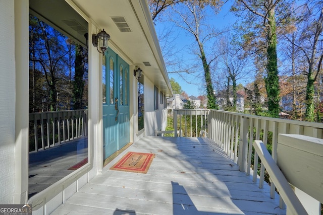 view of deck