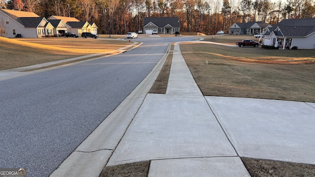 view of road