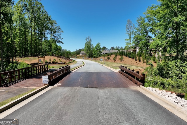 view of road