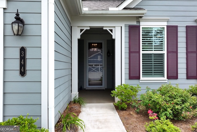 view of property entrance