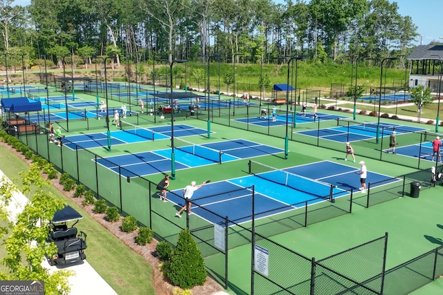 view of tennis court