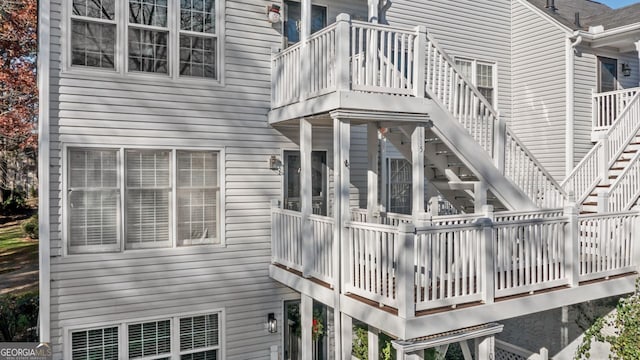 view of rear view of property