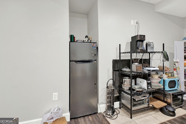 interior space featuring hardwood / wood-style flooring