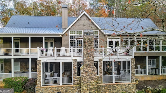 view of rear view of house