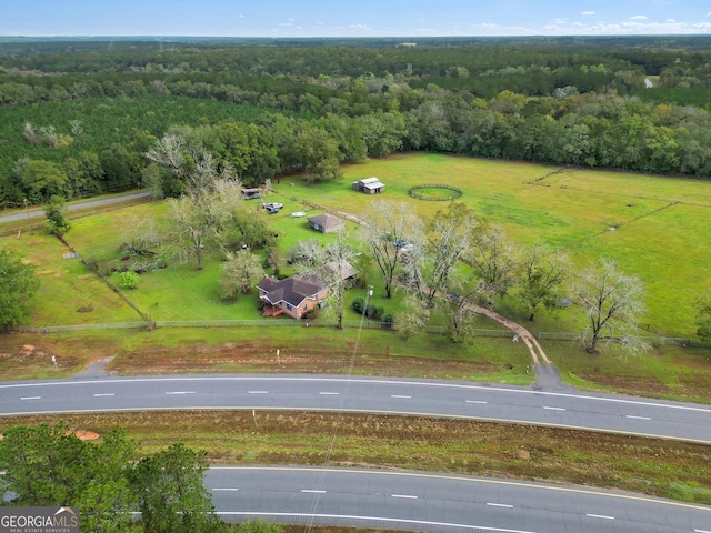 7667 Tallahassee Hwy, Attapulgus, GA 39815 - aerial view of sparsely populated area featuring a heavily wooded area