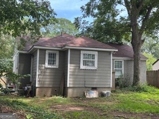 view of rear view of house