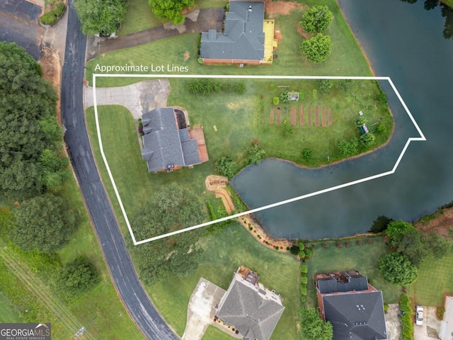 2505 Westchester Way, Conyers, GA 30013 - aerial view of property and surrounding area featuring property boundaries highlighted