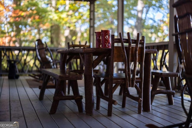 view of deck